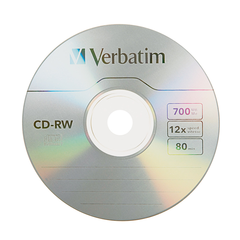 CDRW Verbatim 700MB x12 UltraSpeed - obrazek 2