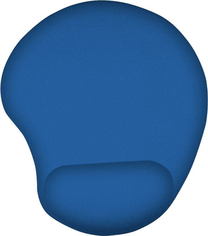 Podkładka pod mysz z żelową podpórką na nadgarstek Trust BigFoot Niebieska