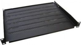 Półka do szaf rack 19'' 483 x 350 mm z regulacją i podporą  Assmann  Czarna