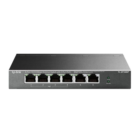 Switch TP-Link TL-SF1006P 6x10/100 MB/s 4xPoE+