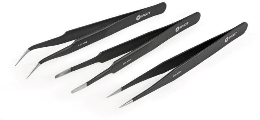 Zestaw 3 pęset iFixit Precision Tweezer Set