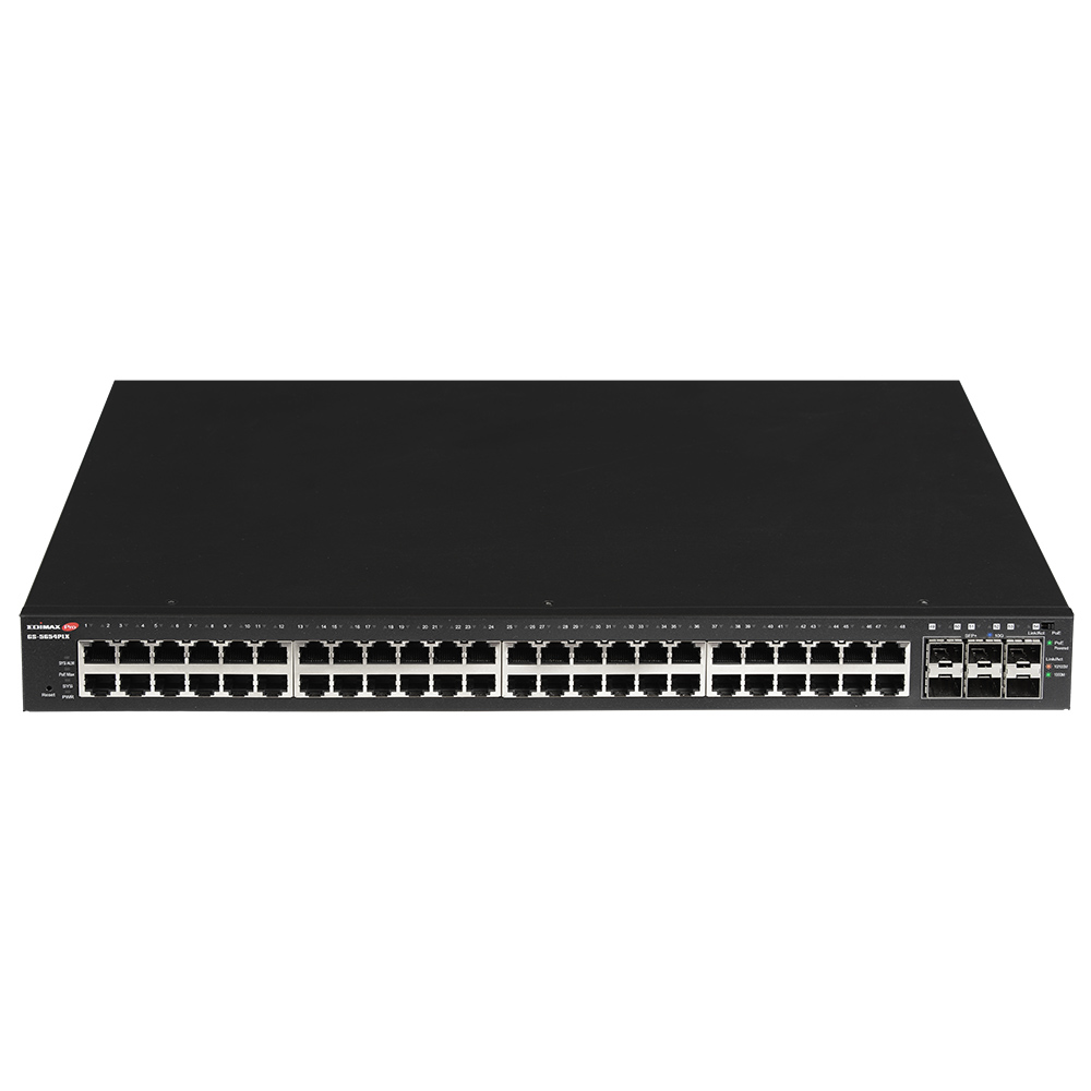 Switch Edimax GS-5654LX 48-Port Gigabit PoE+ Web Smart 6xSFP+