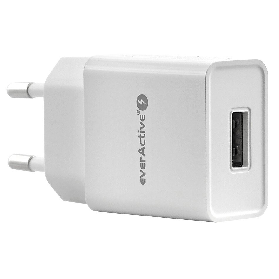 Ładowarka Sieciowa USB 5V 2.4A everActive Biała - obrazek 2