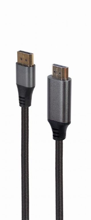 Kabel DisplayPort męski na HDMI męski 1.8 m Gembird 4K - obrazek 2