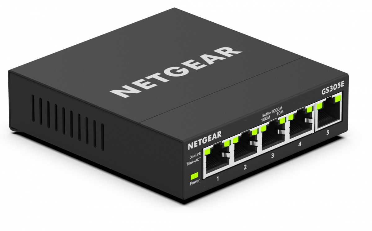 Switch Netgear GS305E  5-Port Smart Gigabit