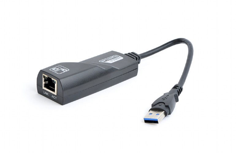Karta sieciowa USB 3.0 LAN Gigabit Ethernet RJ45 10/100/1000 Mb/s RJ45 Gembird
