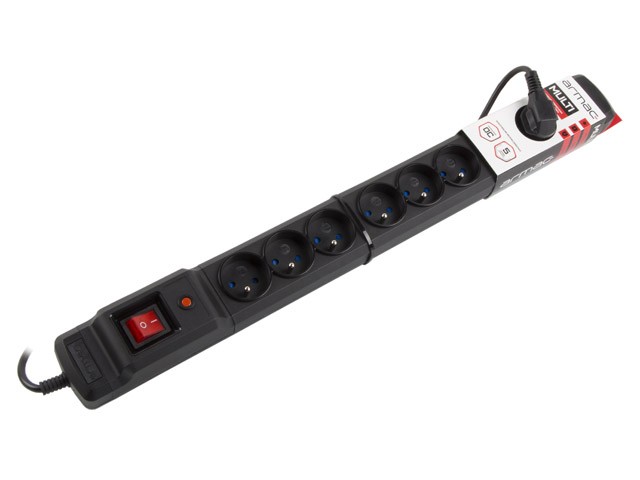 Listwa zasilająca Armac MULTI M9 9 gniazd 4.5m Czarna - obrazek 3