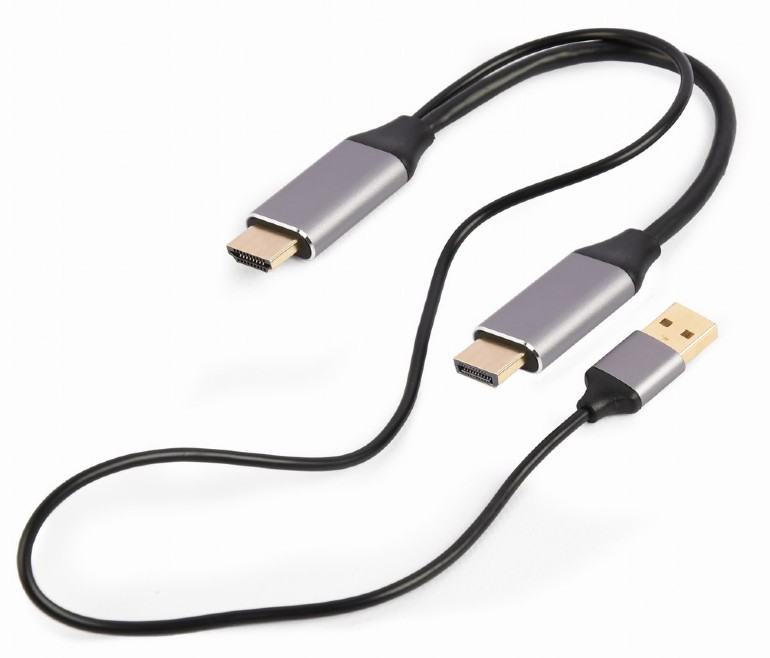 Adapter HDMI męski na Displayport męski Aktywny 4K 60Hz Gembird