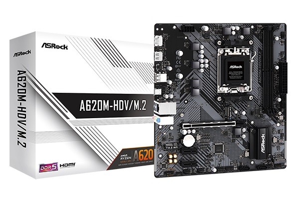 Płyta Socket AM5  ASRock A620M-HDV/M.2
