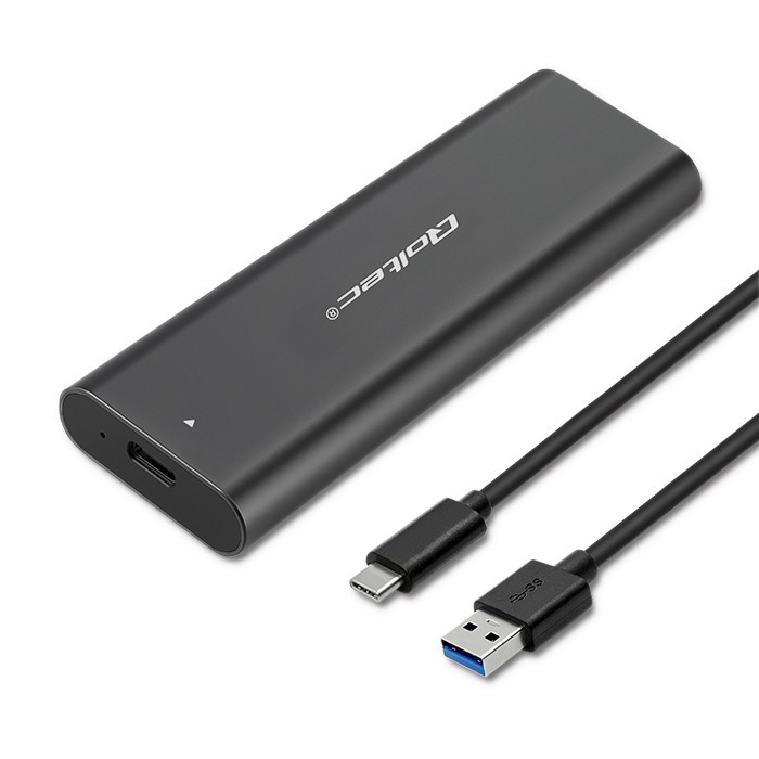 Obudowa do SSD M.2  USB Type-C  Qoltec