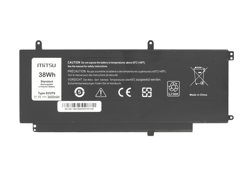 Bateria do laptopa Dell Inspiron 15 7547; 15 7548 11.1 V 3400 mAh - obrazek 2