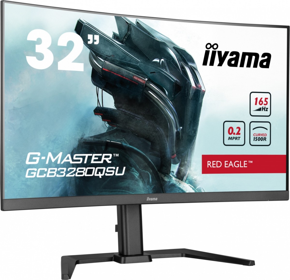 Monitor 31,5" iiyama G-MASTER gaming series GCB3280QSU-B1 Red Eagle Curved - obrazek 5
