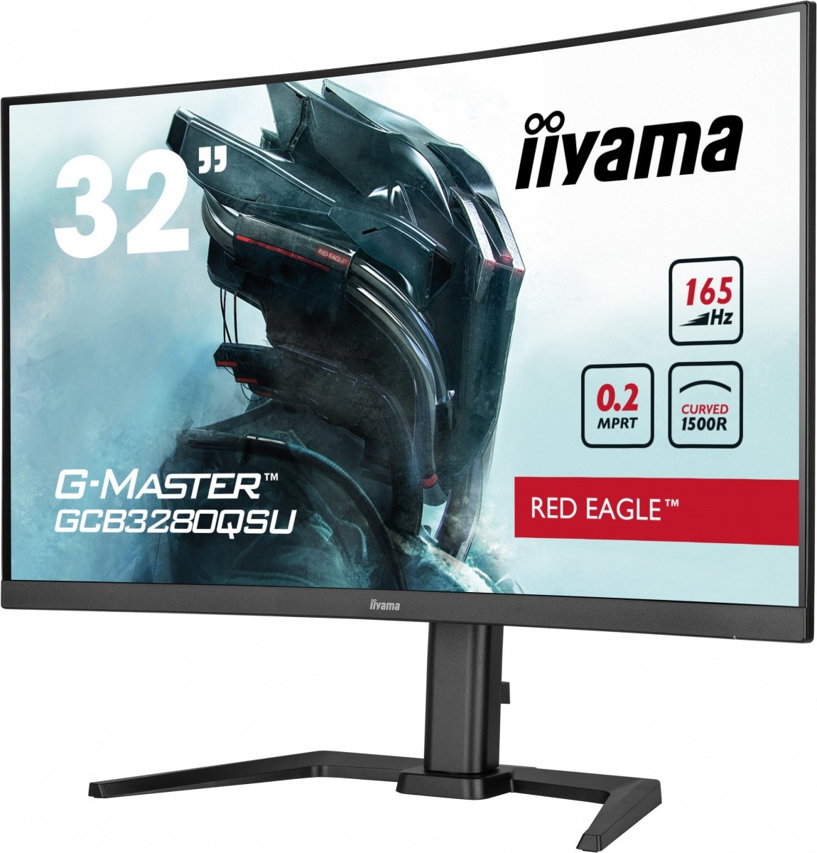 Monitor 31,5" iiyama G-MASTER gaming series GCB3280QSU-B1 Red Eagle Curved - obrazek 4