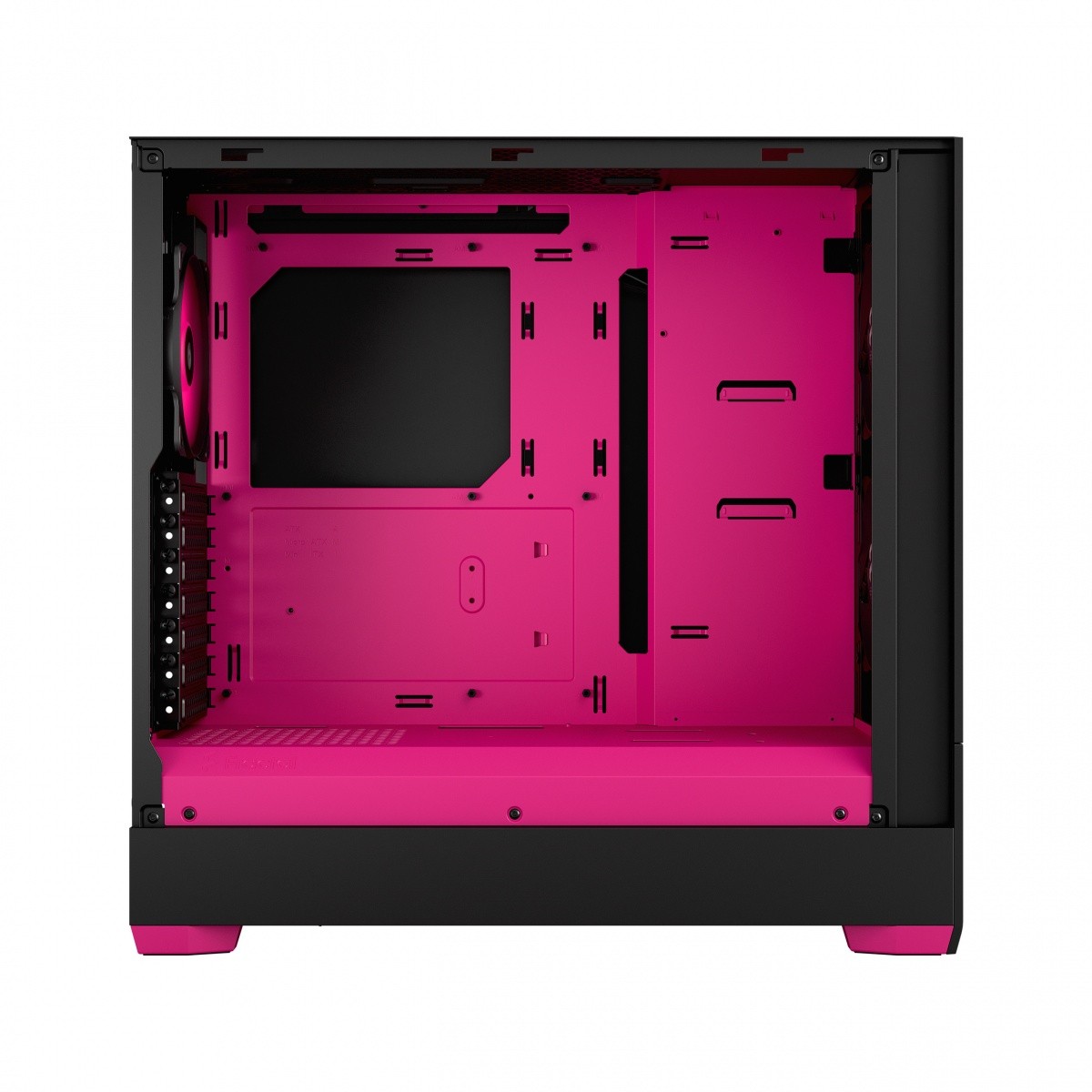 Obudowa Fractal Design Pop Air TG Clear Tint RGB Magenta core - obrazek 5