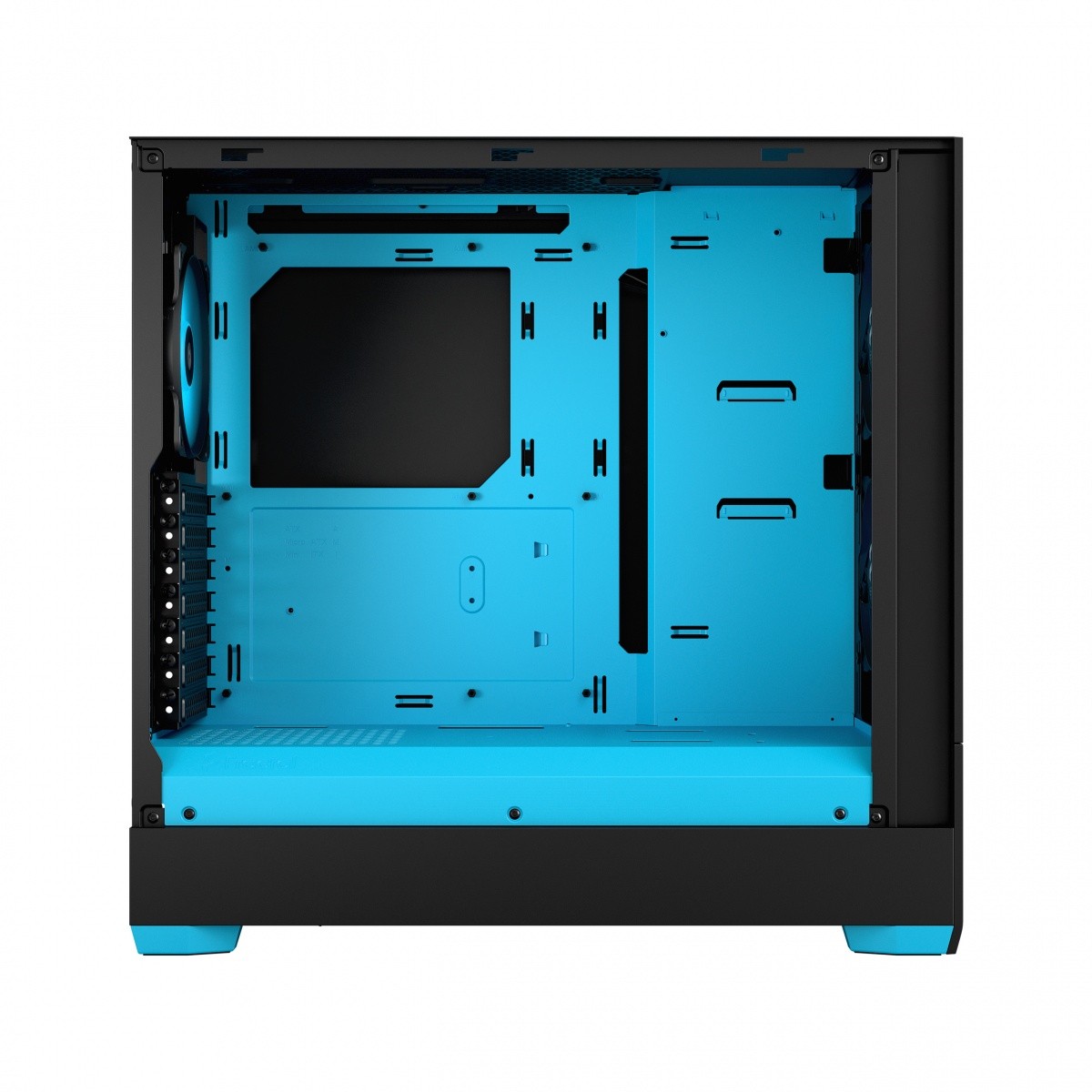 Obudowa Fractal Design Pop Air TG Clear Tint RGB Cyan core - obrazek 5