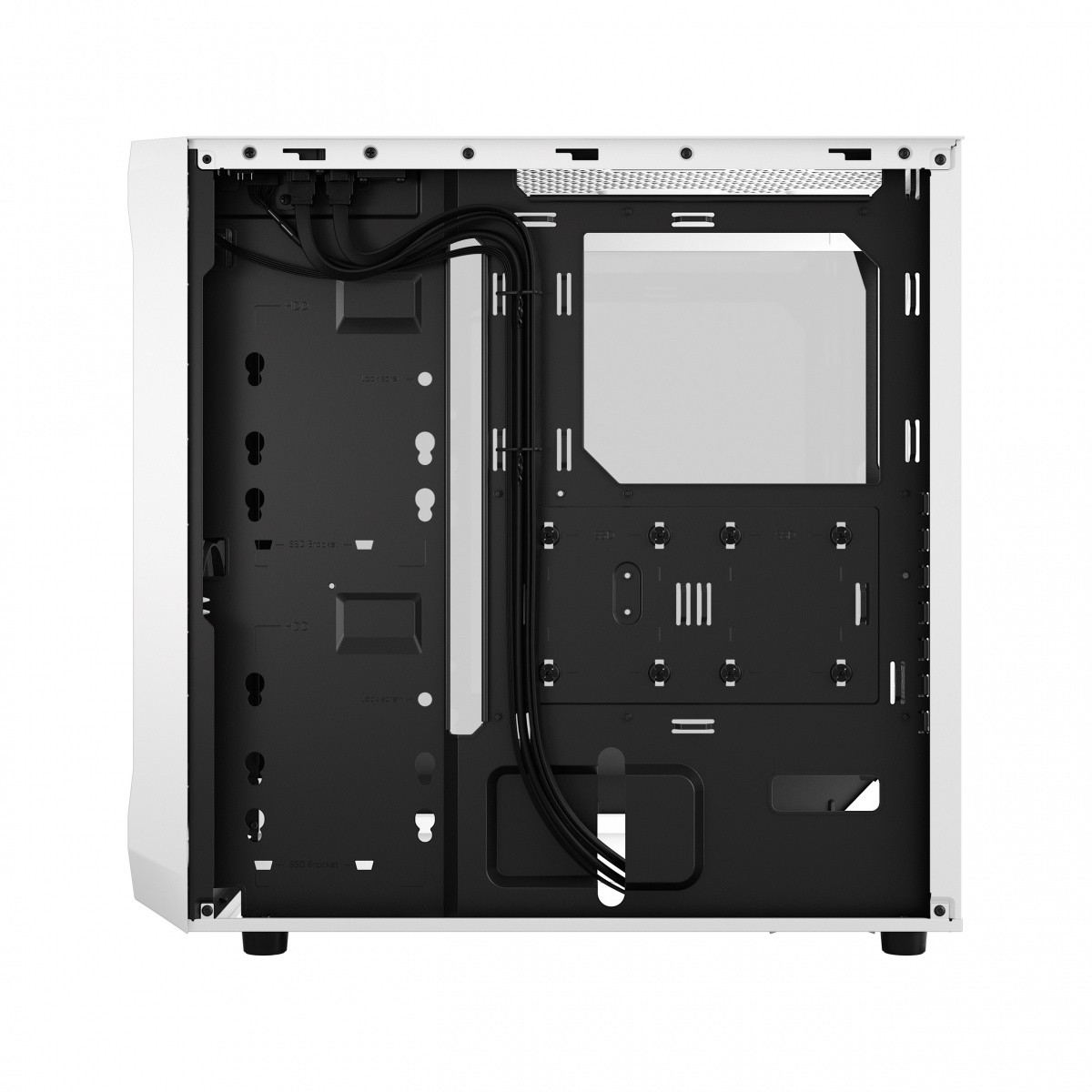 Obudowa Fractal Design Focus 2 RGB TG Clear Tint White - obrazek 4