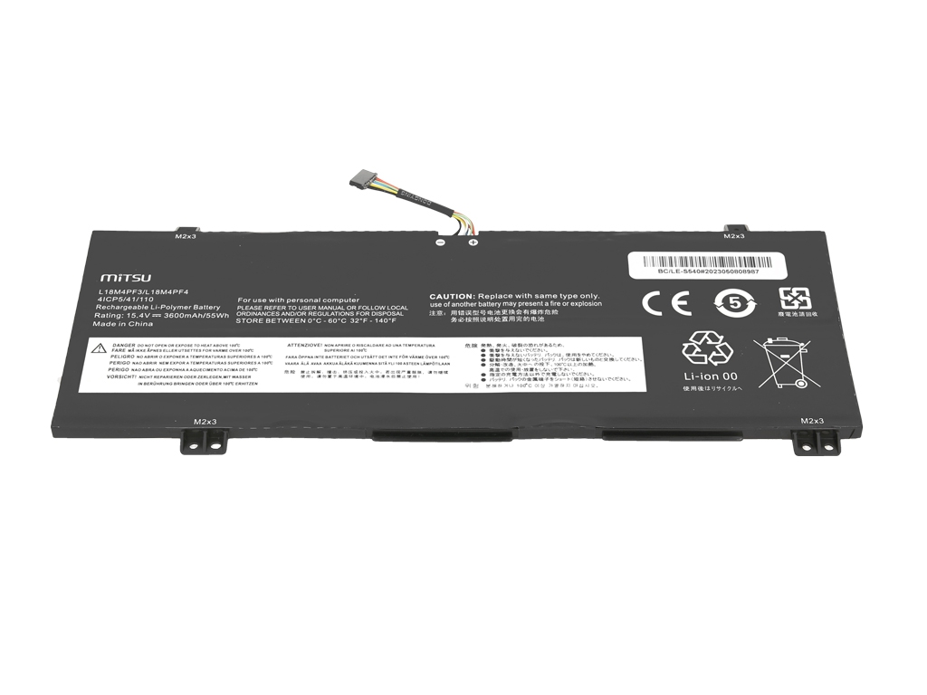 Bateria do laptopa Lenovo IdeaPad S540 15.4 V 3600 mAh - obrazek 4