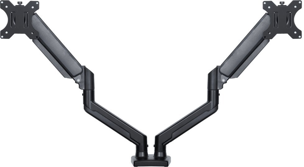 Uchwyt do mocowania LCD 13" - 32" - 9 Kg - 2 monitory - Biurkowy; sprężyna gazowa Czarny ART - obrazek 3