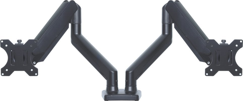 Uchwyt do mocowania LCD 13" - 32" - 9 Kg - 2 monitory - Biurkowy; sprężyna gazowa Czarny ART - obrazek 5