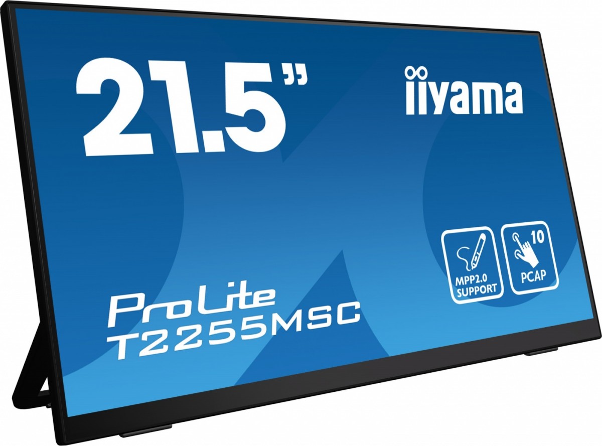 Monitor dotykowy 22" iiyama ProLite T2255MSC-B1 - obrazek 2