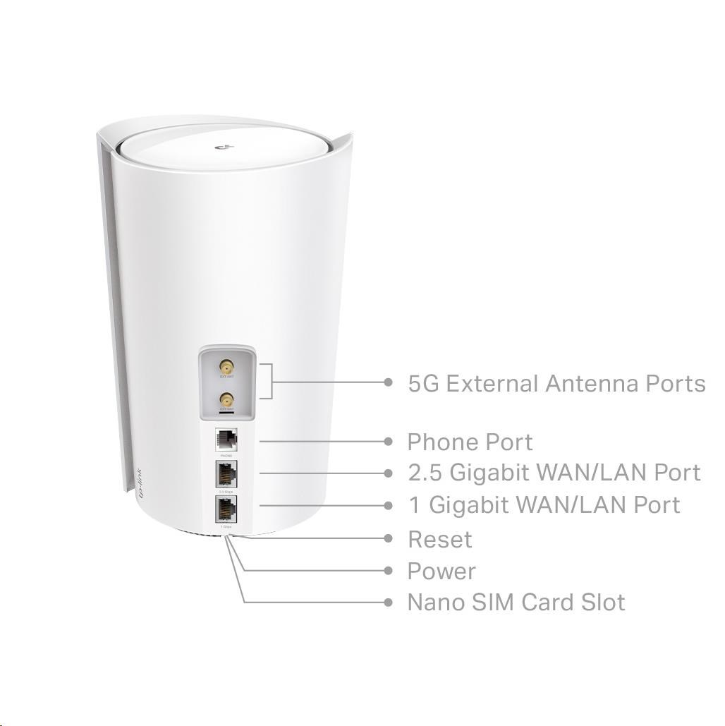 Router 5G Wi-Fi 6 Mesh TP-Link Deco X80-5G - obrazek 2