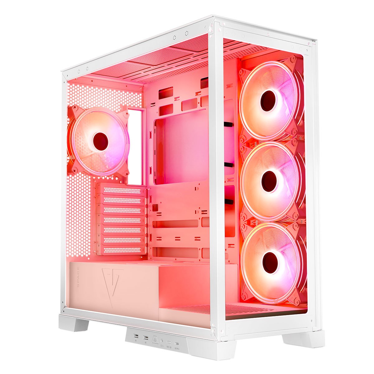 Obudowa Modecom Volcano Space ARGB Biała