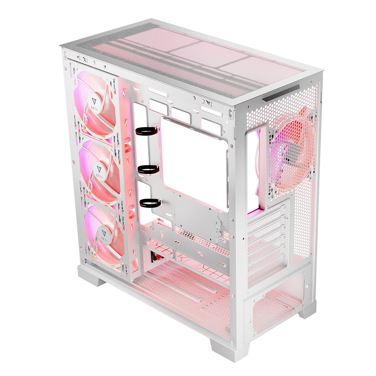 Obudowa Modecom Volcano Space ARGB Biała - obrazek 5