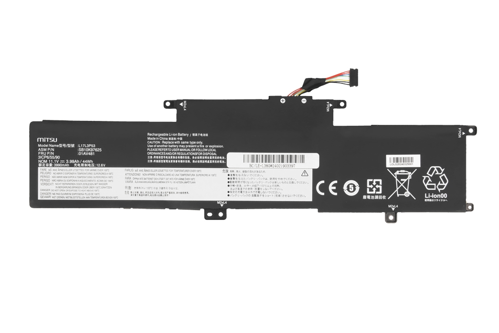 Bateria do laptopa Lenovo ThinkPad Yoga L380, L390 11.1V 3990mAh - obrazek 4