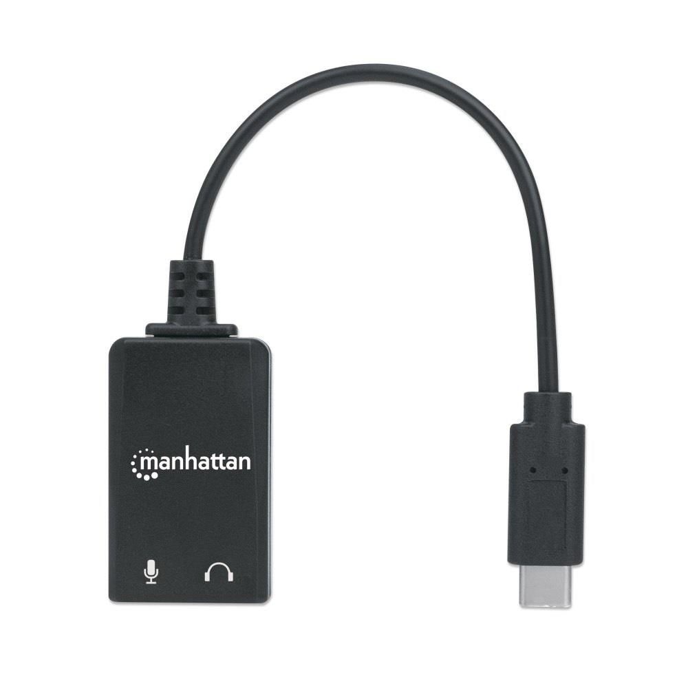 Karta dźwiękowa USB-C Audio Stereo 2.1 Manhattan - obrazek 3