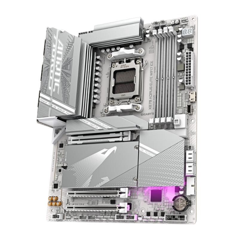 Płyta Socket AM5 Gigabyte X870 AORUS ELITE WIFI7 ICE - obrazek 3