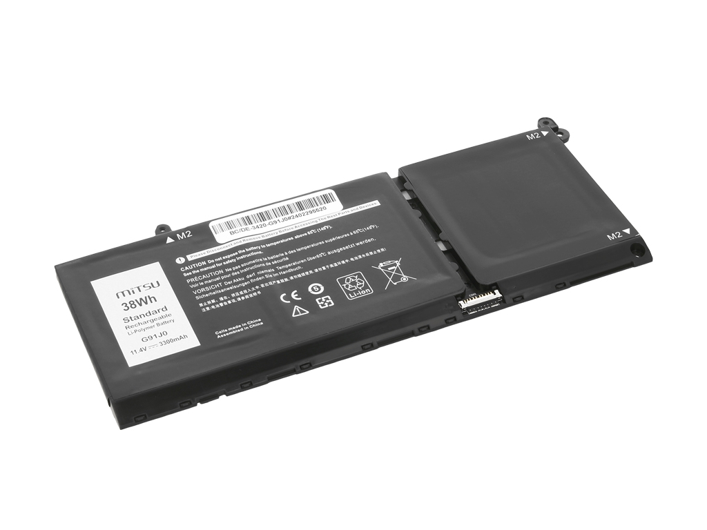 Bateria do laptopa Dell Latitude 14 (3420), Inspiron 15 (3511)  11.4 V  3300 mAh