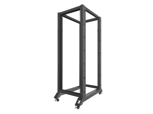 Szafa stojąca Open Rack rack 19''  32U 600x1000mm  Czarna  Langberg
