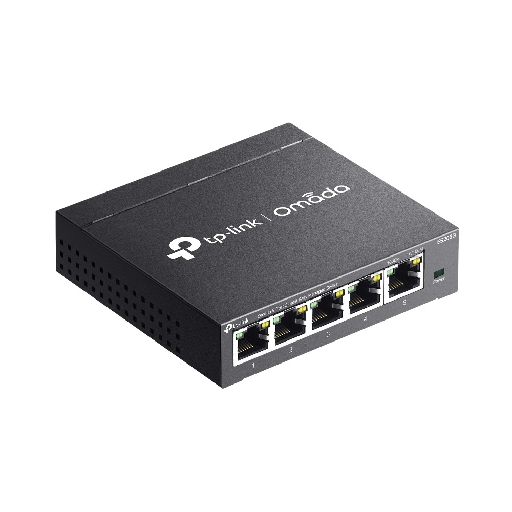 Switch TP-Link ES205G 5x10/100/1000 MB/s Omada Easy Managed - Metalowa obudowa - obrazek 3