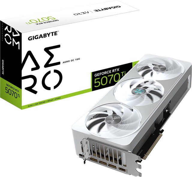 GeForce RTX 5070 Ti  16GB  Gigabyte  Aero OC