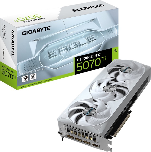 GeForce RTX 5070 Ti  16GB  Gigabyte  Eagle OC ICE SFF