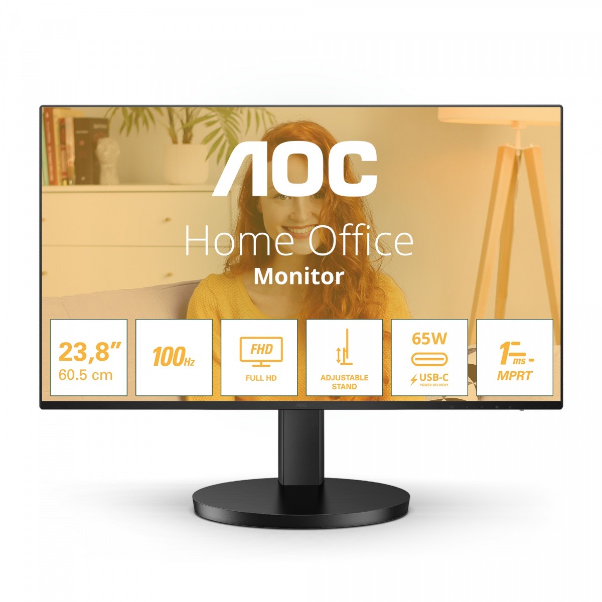 Monitor 23,8" AOC 24B3CF2