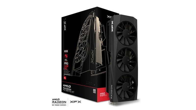 Radeon RX 9070 XT 16GB XFX QuickSilver Gaming Edition