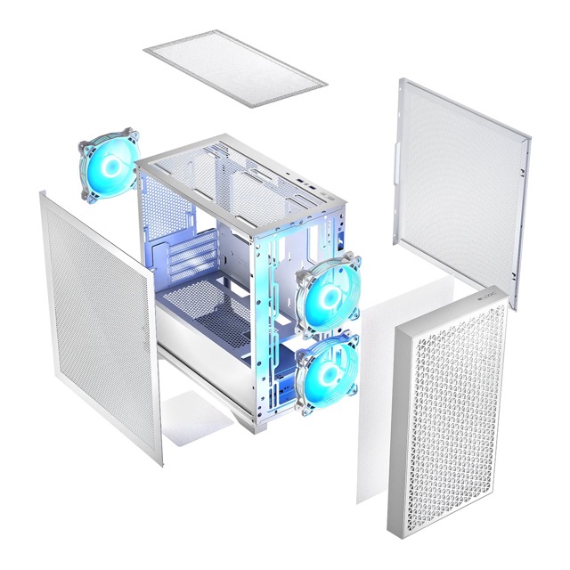 Obudowa Logic Dart Pro ARGB MINI Biała - obrazek 2