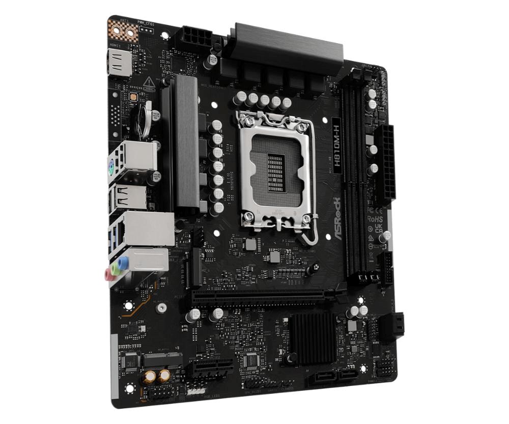 Płyta Socket LGA1851 ASRock H810M-H - obrazek 3