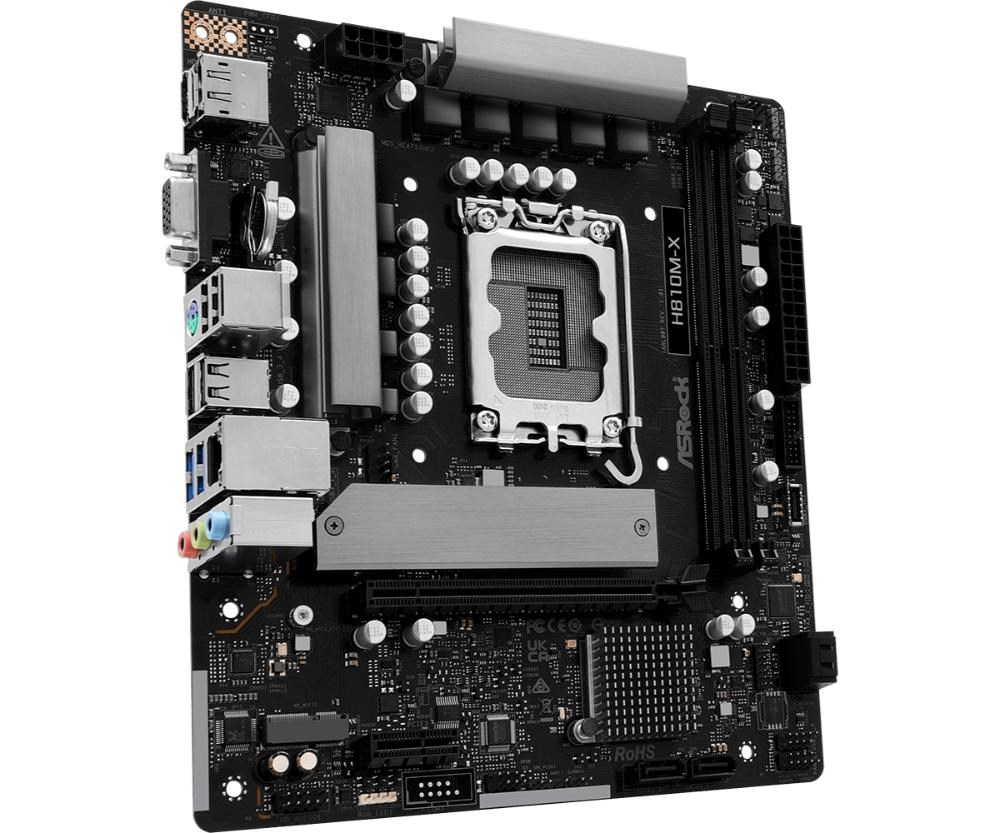 Płyta Socket LGA1851 ASRock H810M-X - obrazek 4