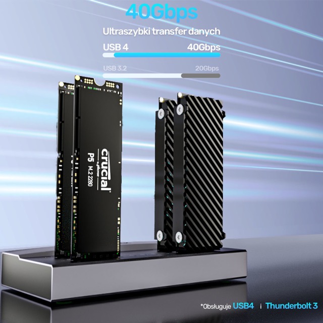 Stacja dokująca dla dysków 4 x SSD M.2 NVMe USB-C Unitek - obrazek 3