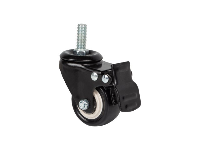 Kółka x4 z gwintem i hamulcem do szaf wiszących 19-calowych Lanberg - obrazek 4