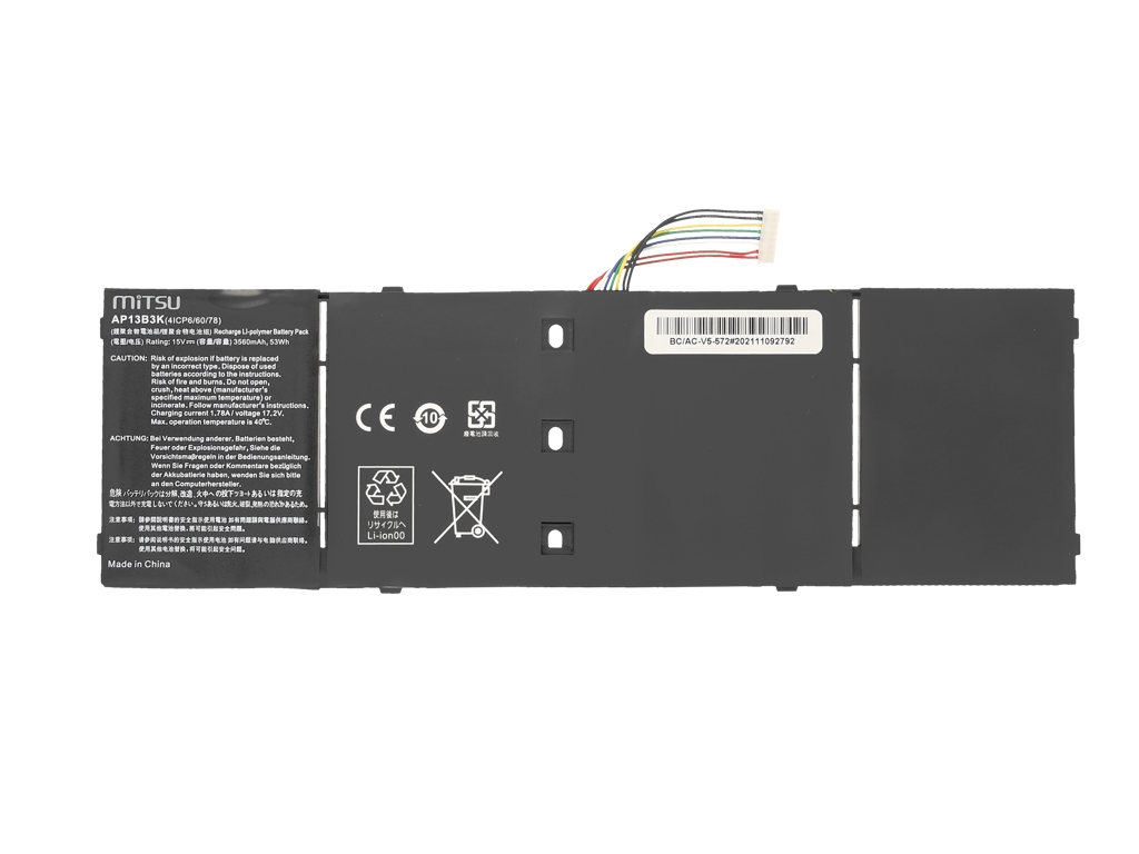 Bateria do laptopa Acer Aspire V5-572 15 V 3560 mAh - obrazek 4