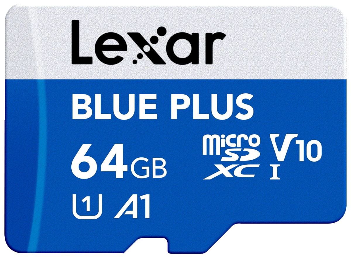 - karta pamieci MicroSD 64GB SDXC Lexar Blue Plus 170MB + Adapter SD! - obrazek 2