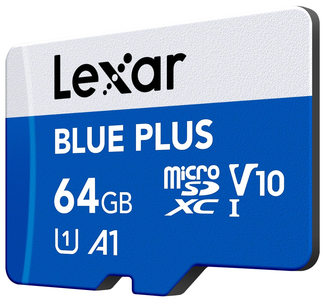 - karta pamieci MicroSD 64GB SDXC Lexar Blue Plus 170MB + Adapter SD! - obrazek 4