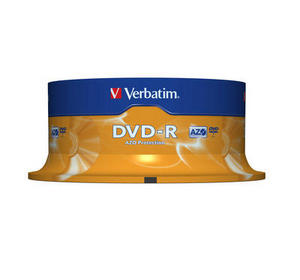 DVD-R VERBATIM 4.7GB x16 Cake *25 - obrazek 2