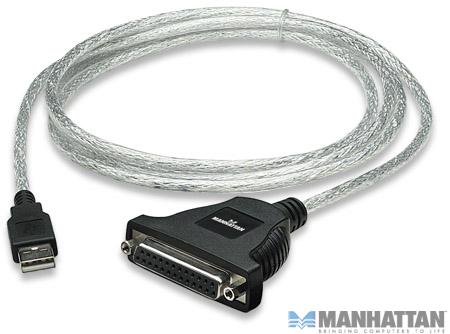 Adapter USB na LPT DB25 1.8 m Manhattan - obrazek 3
