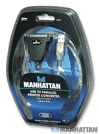 Adapter USB na LPT DB25 1.8 m Manhattan - obrazek 5