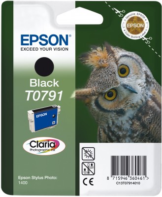 Tusz Epson T0791 Black 470 str. - obrazek 2