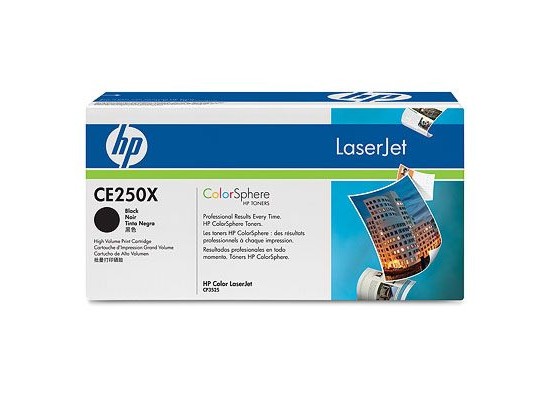 Toner HP 504X  CE250X  Black  10500 str.